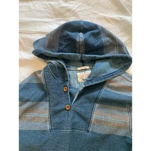 Lucky Brand Hoodie Men's Small True Indigo‎ Beach
